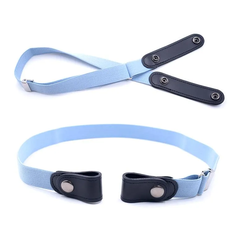 Adjustable Buckle Free Stretch Belt Invisible Lazy Belt for Women Men
