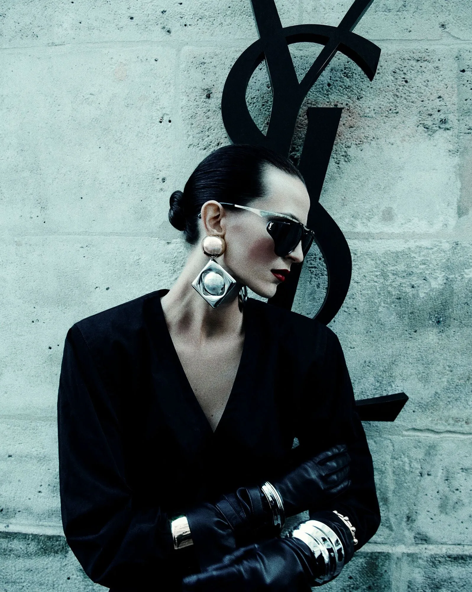 Aviator Gloves In Leather