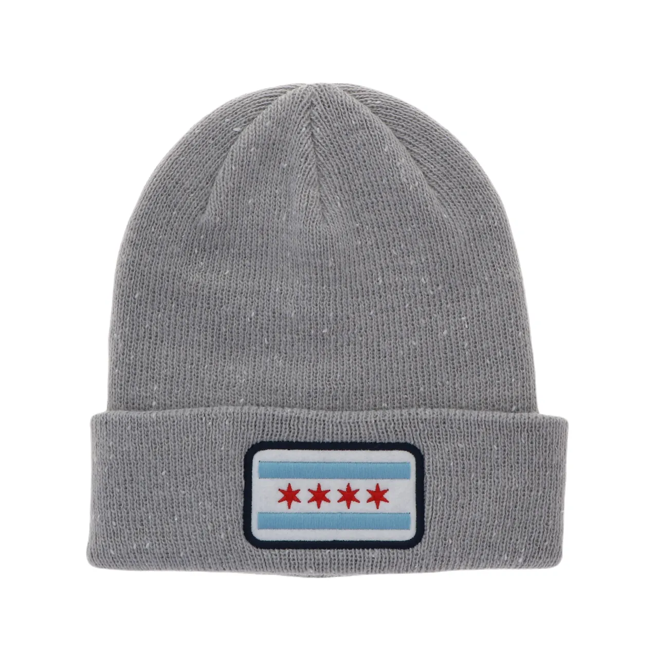 Chicago Flag Daily Pine Speckled Beanie