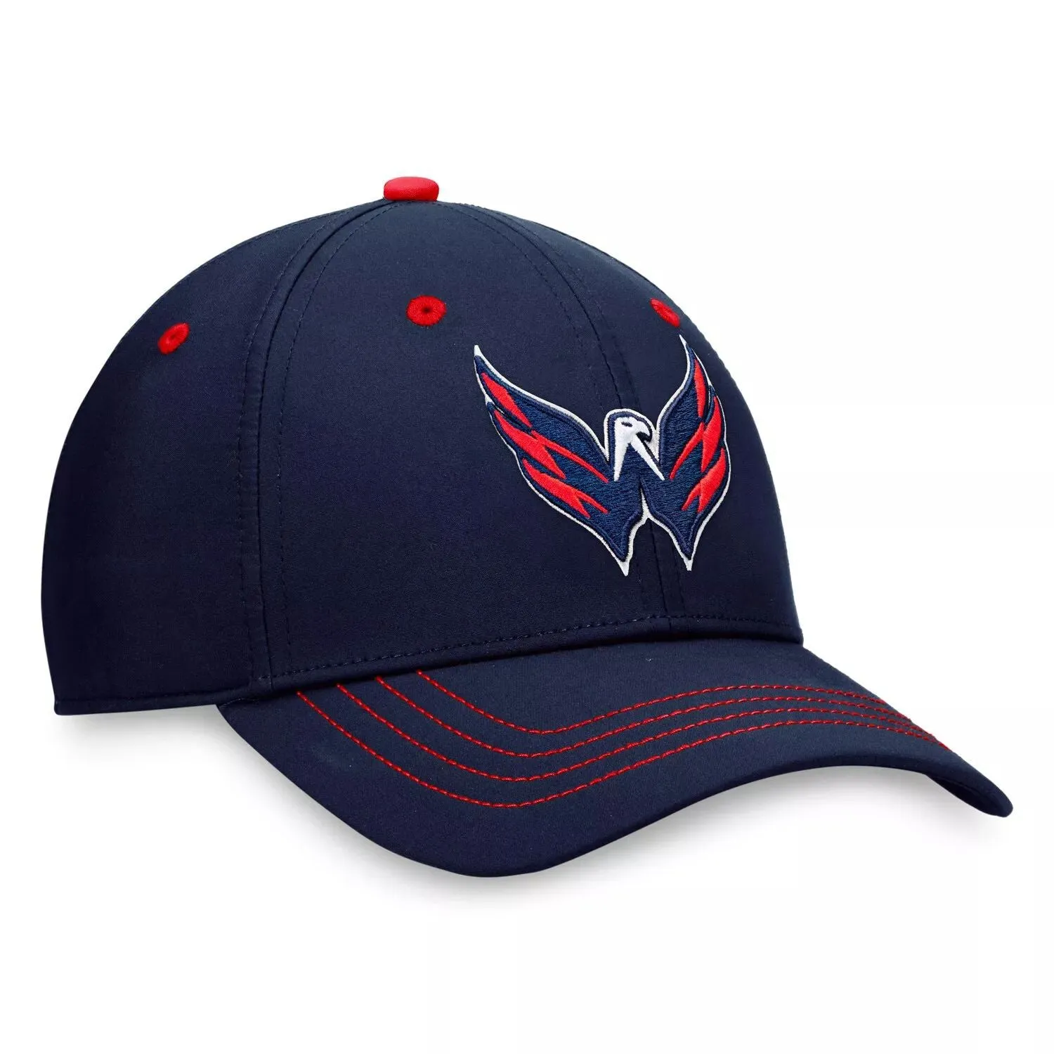 Fanatics Men's Navy Blue Logo Washington Capitals Authentic Pro Rink Flex Hat