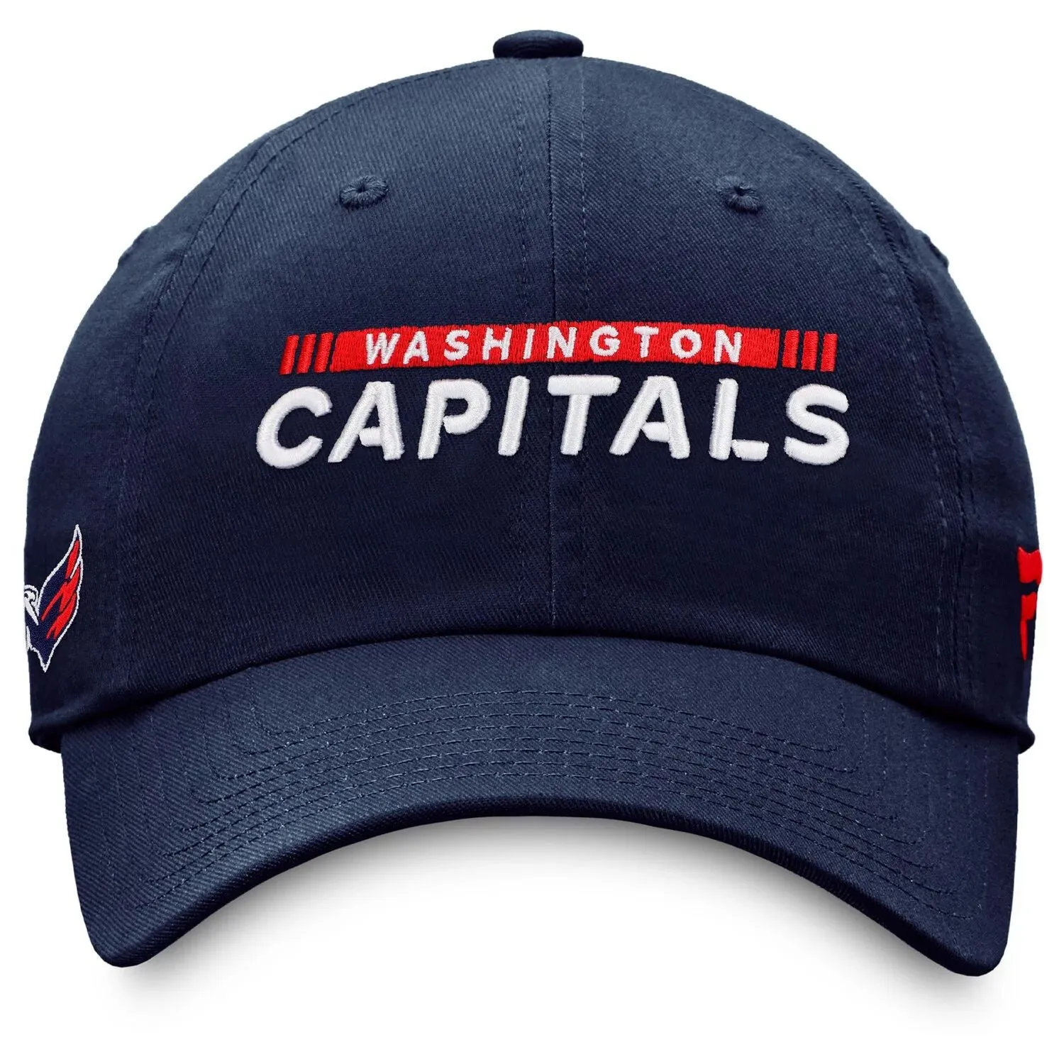 Fanatics Men's Navy Blue Washington Capitals Authentic Pro Rink Logo Adjustable Cap