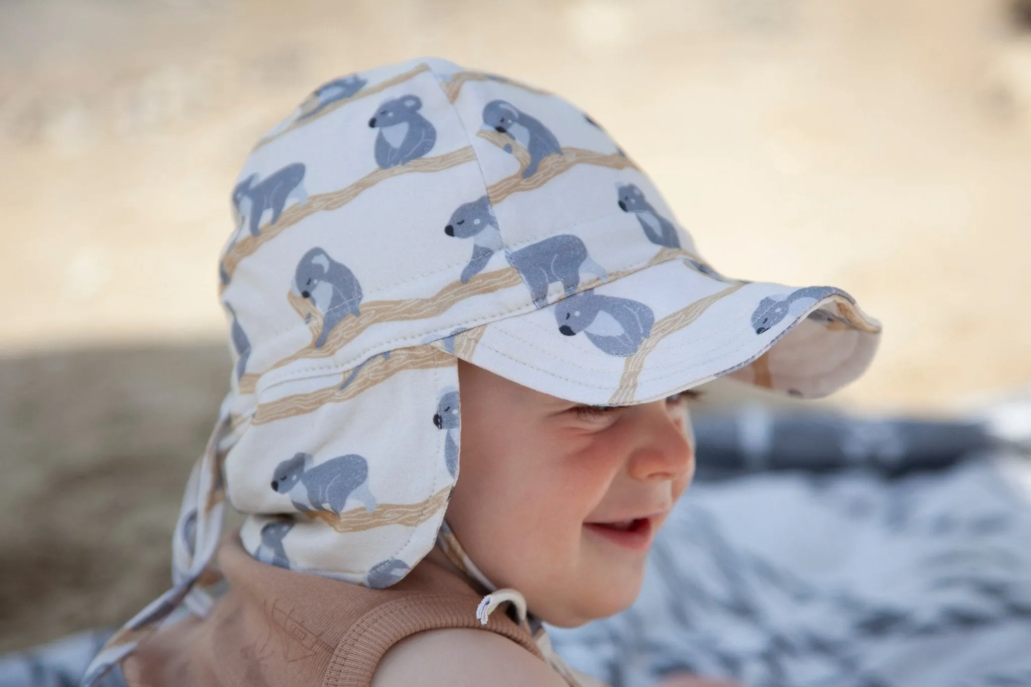Happy Koala Flap Cap