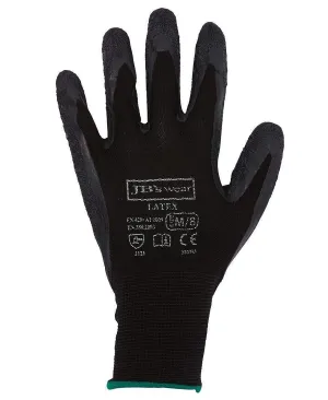 JB'S Black Latex Glove (12 pack) 8R003