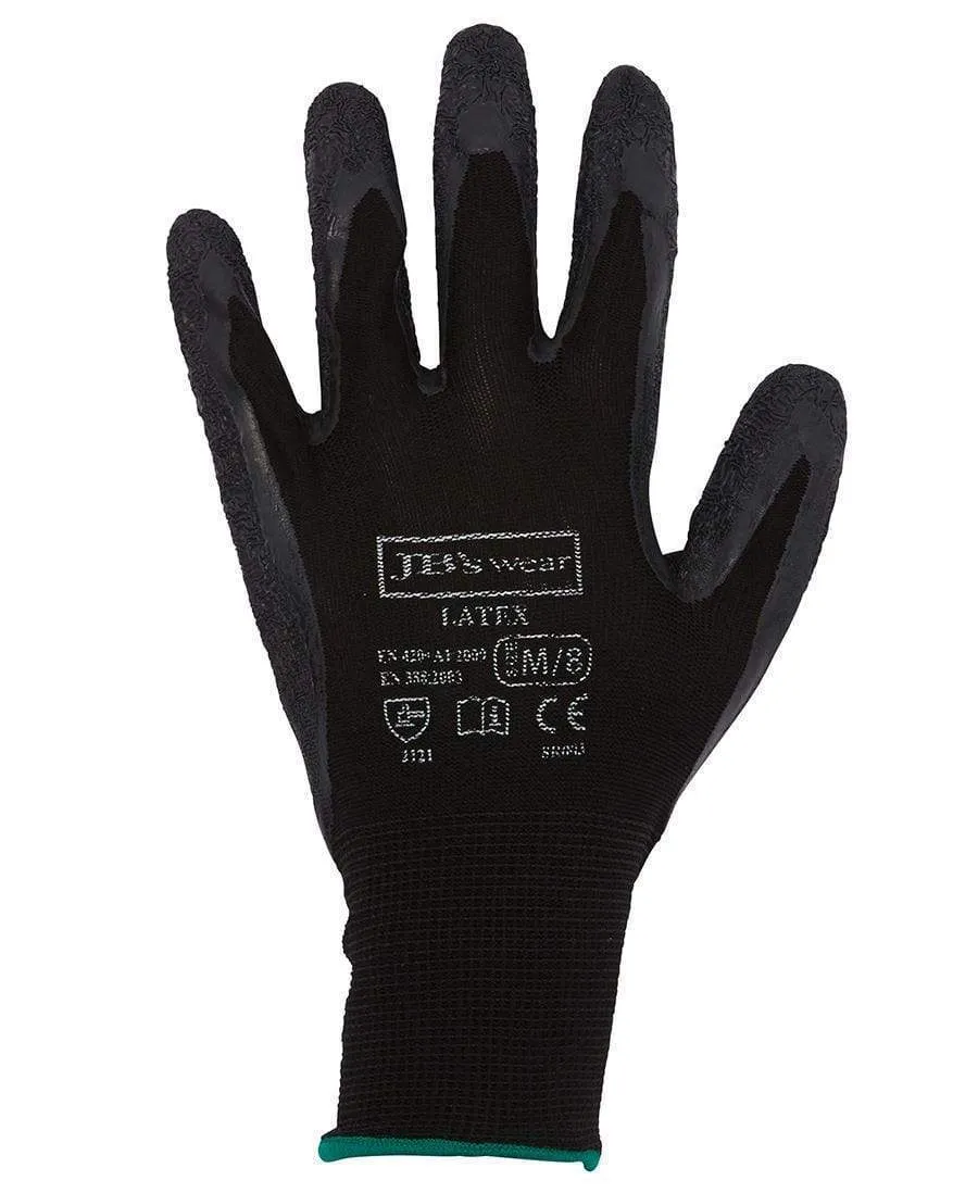 JB'S Black Latex Glove (12 pack) 8R003