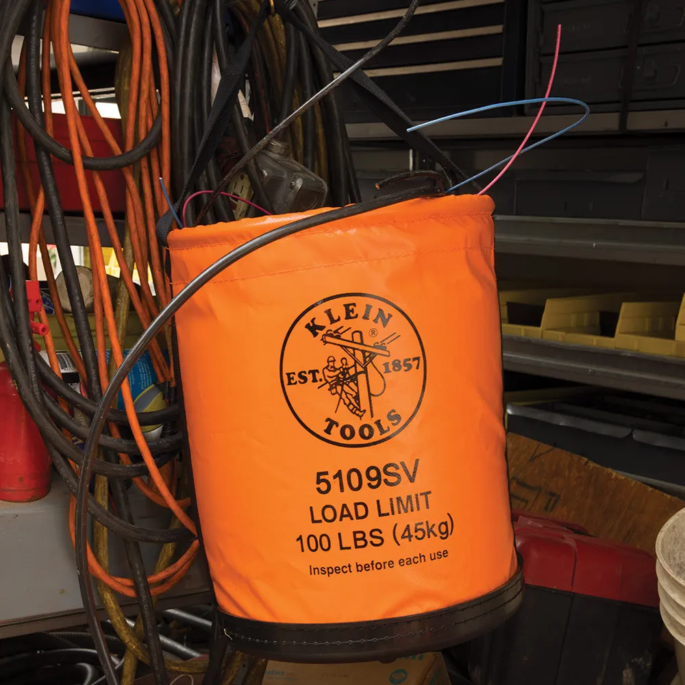 Klein 5109SV Vinyl Bucket with Swivel Snap