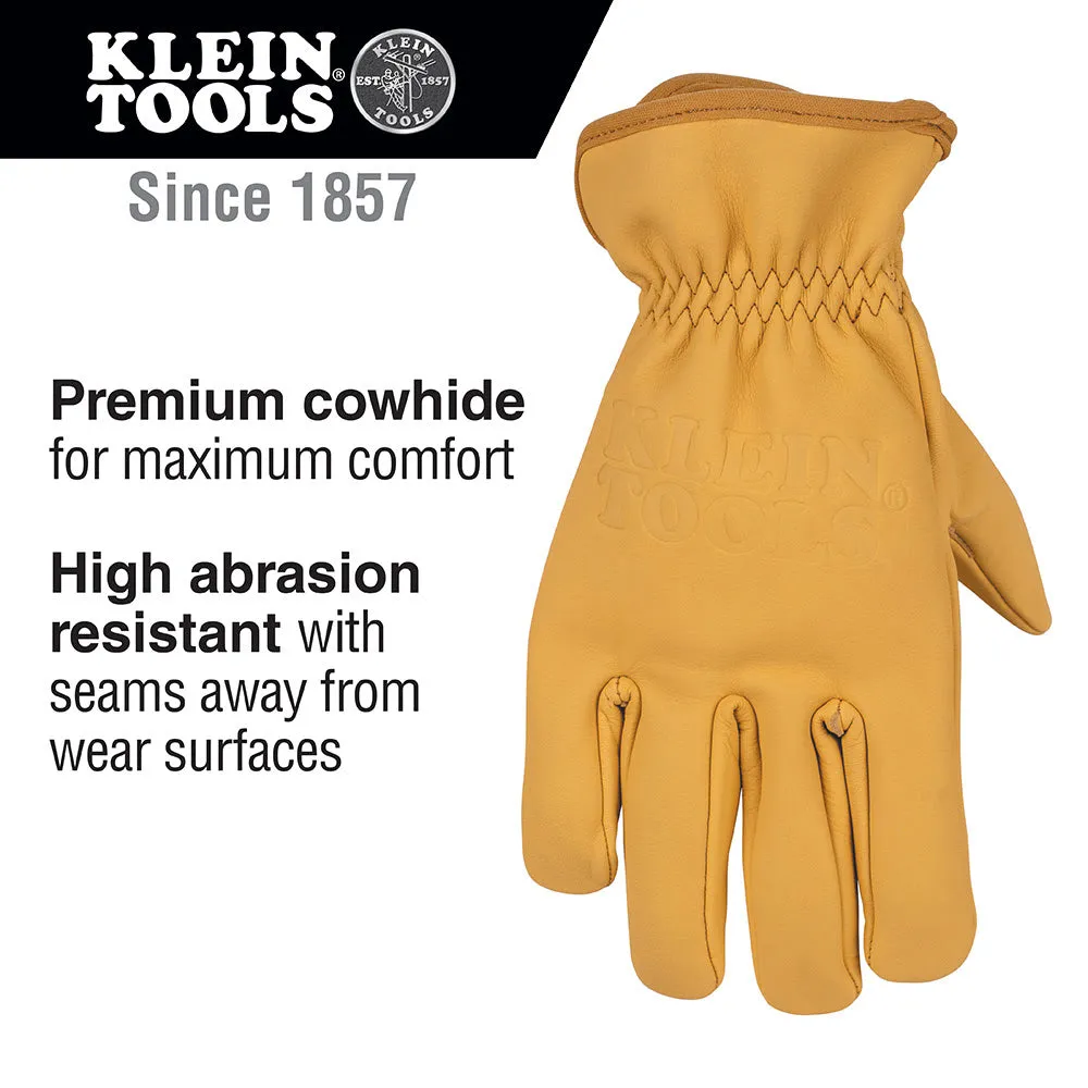 Klein 60605 Cowhide Leather Gloves, X-Large