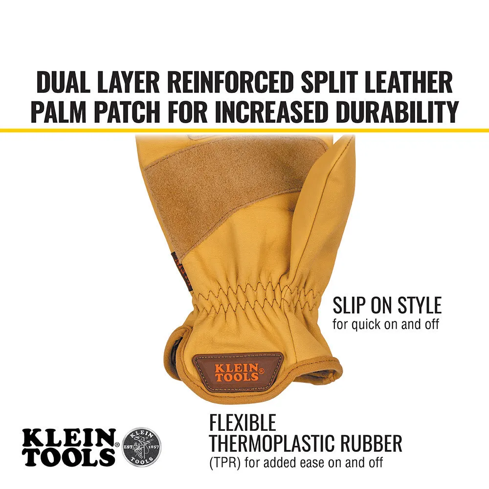 Klein 60605 Cowhide Leather Gloves, X-Large