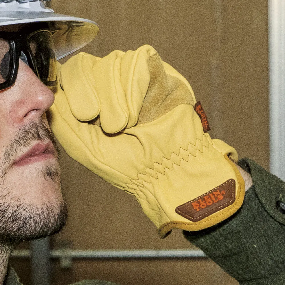 Klein 60605 Cowhide Leather Gloves, X-Large