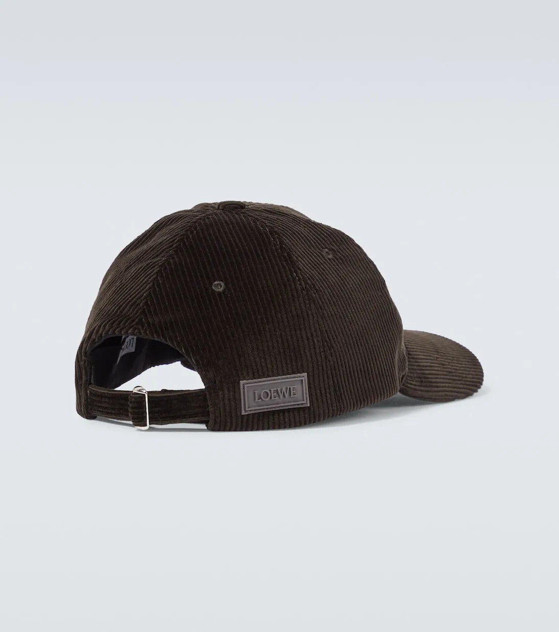 Loewe corduroy anagram baseball cap, brown