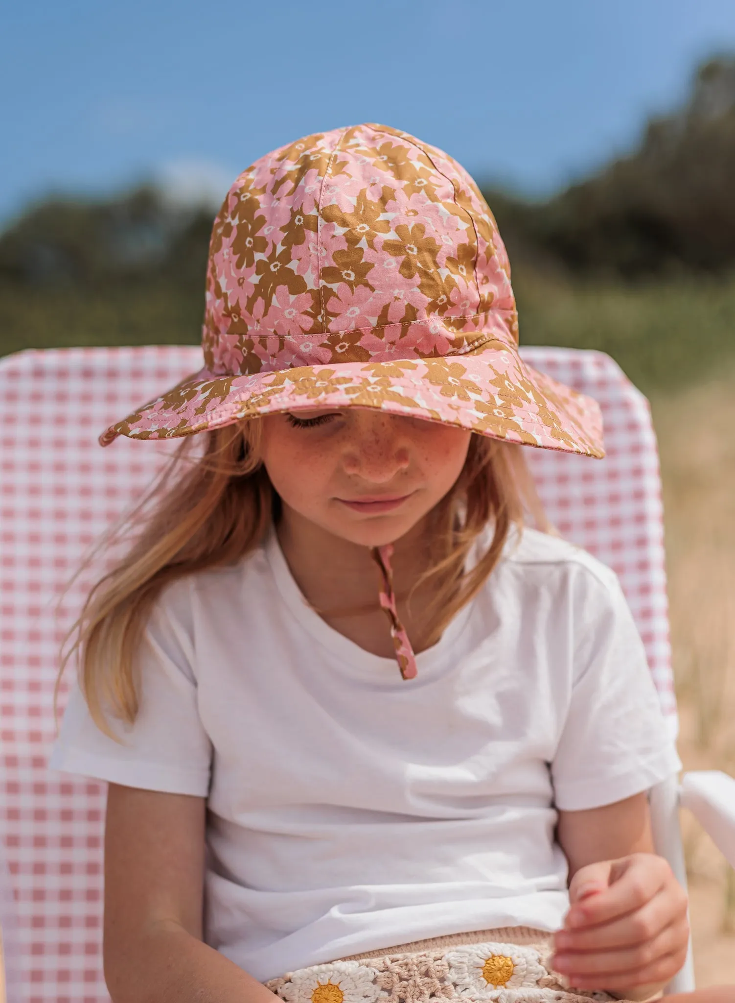 Magnolia Wide Brim Sunhat