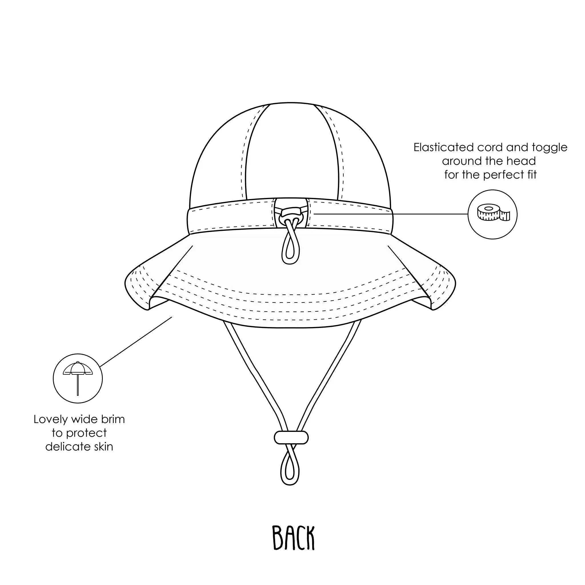 Magnolia Wide Brim Sunhat