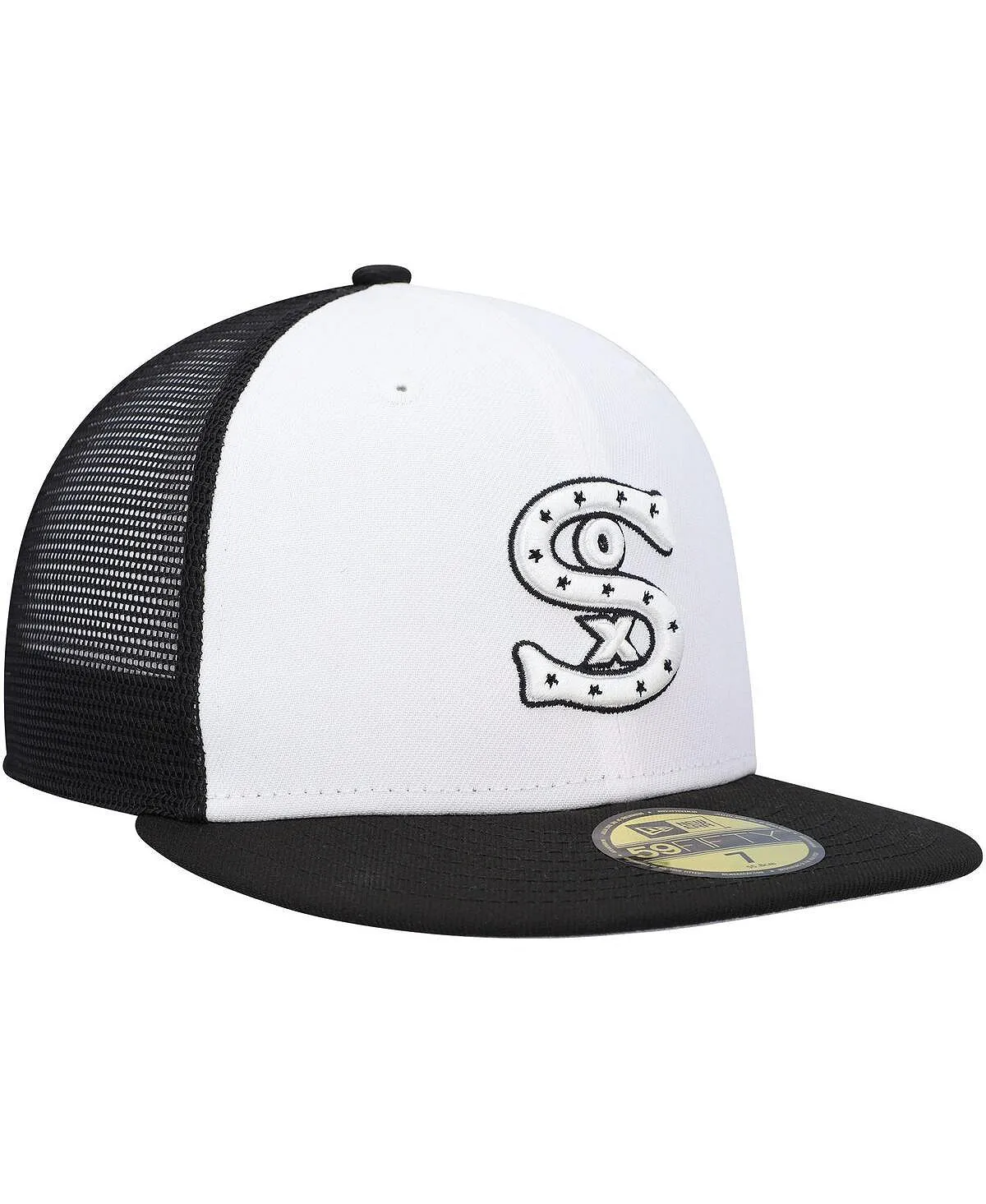 Men's Chicago White Sox 2023 Field Training Cap White, Black 59FIFTY. New Era