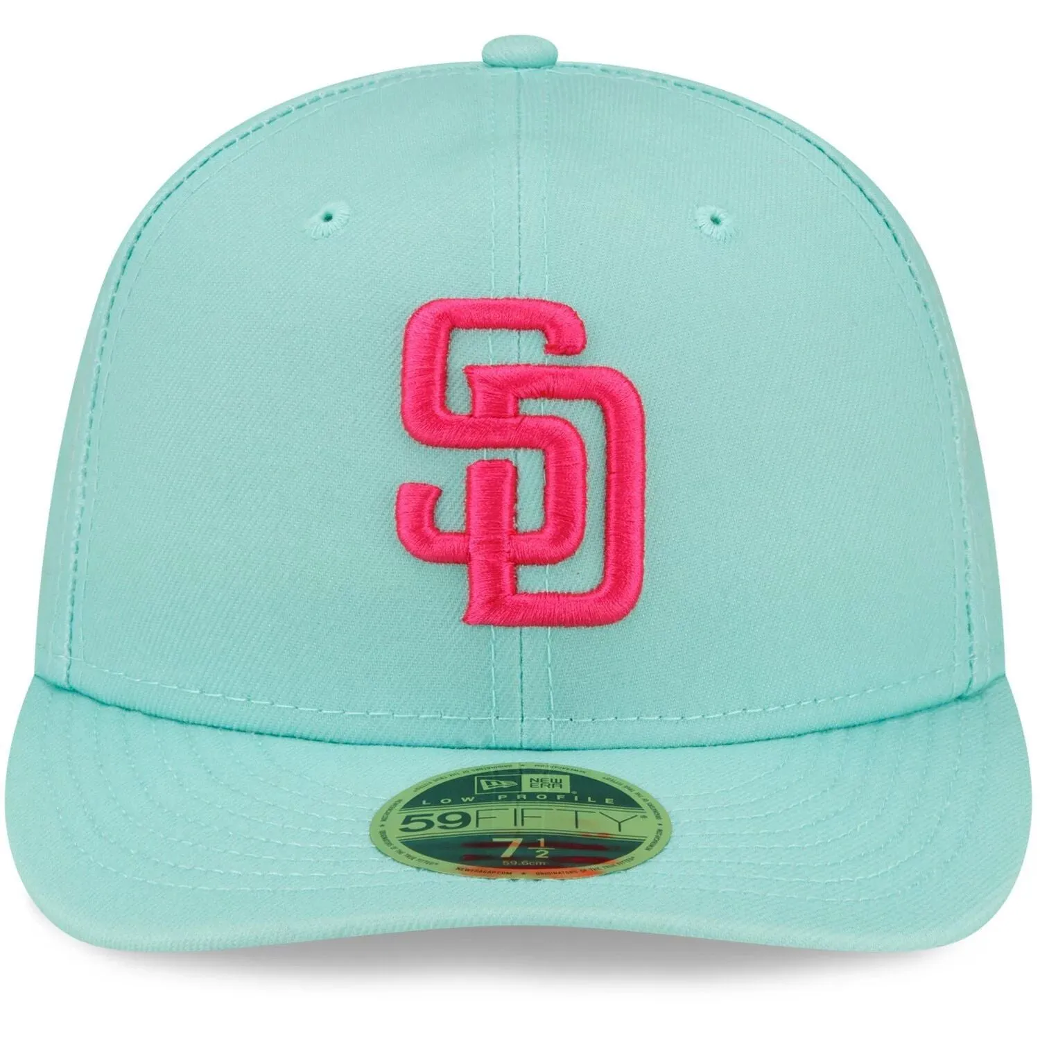 Men's New Era Mint San Diego Padres 2022 City Connect Low Profile Fitted Hat 59FIFTY