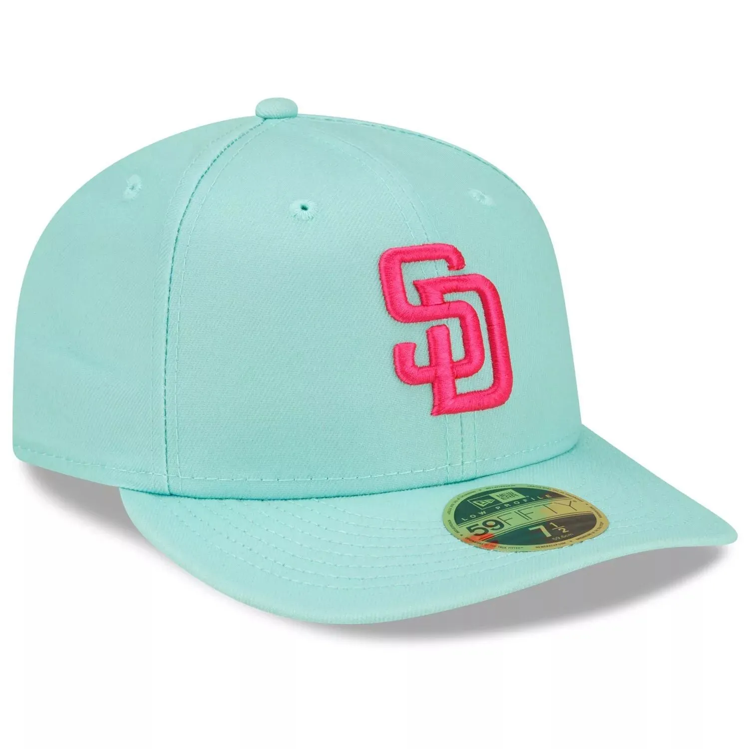 Men's New Era Mint San Diego Padres 2022 City Connect Low Profile Fitted Hat 59FIFTY