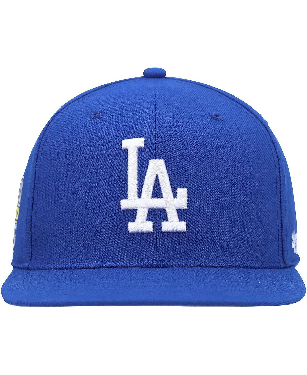 Men's Snapback Captain Snapback Cap Royal Los Angeles Dodgers 2020 World Series Sure Shot '47 Brand