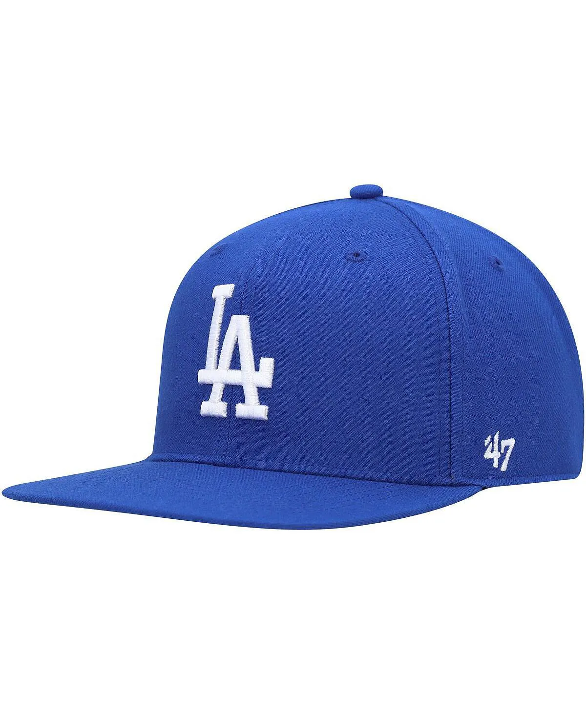 Men's Snapback Captain Snapback Cap Royal Los Angeles Dodgers 2020 World Series Sure Shot '47 Brand