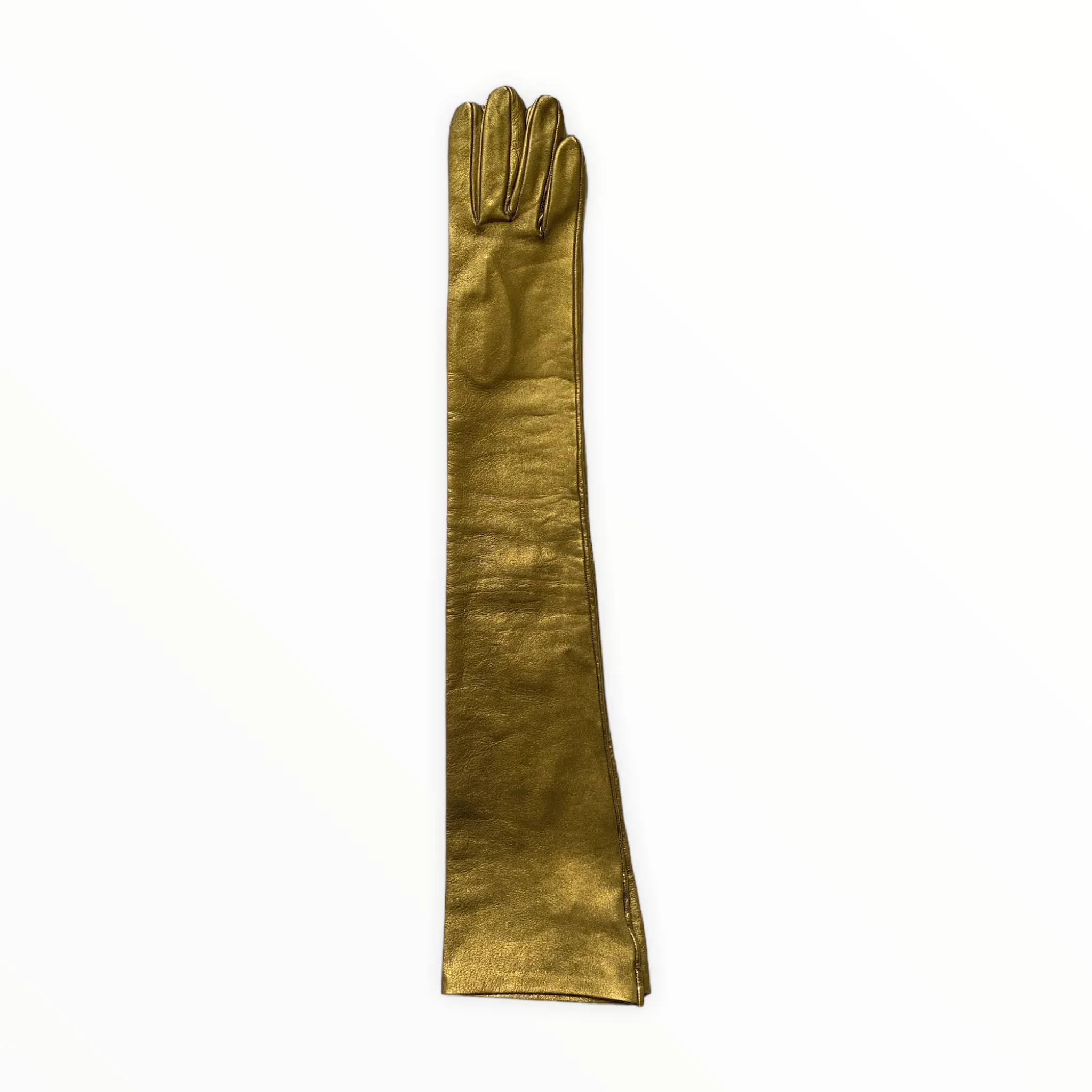 Montserrat Metallic 16bt - Women's Silk Lined Metallic Leather Gloves