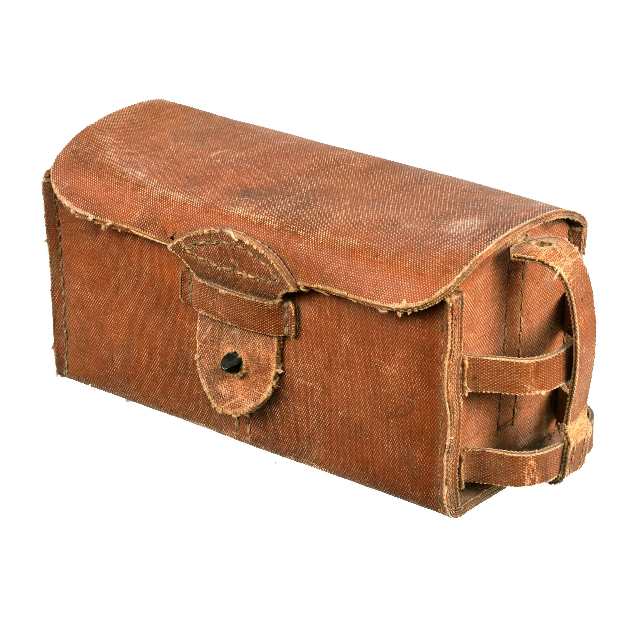 Original Japanese WWII Late War Rubberized Canvas Type 30 Arisaka Ammunition Pouch