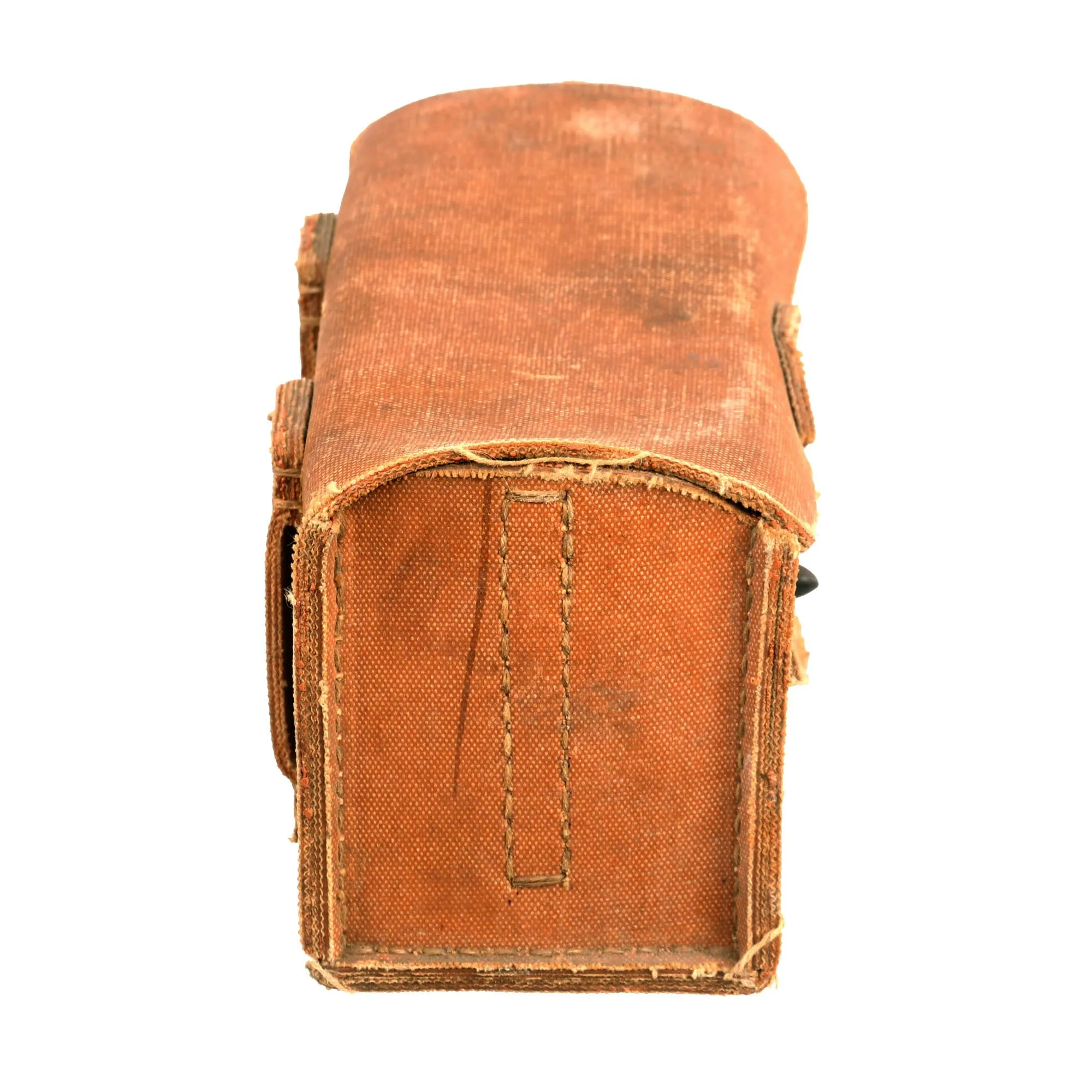 Original Japanese WWII Late War Rubberized Canvas Type 30 Arisaka Ammunition Pouch