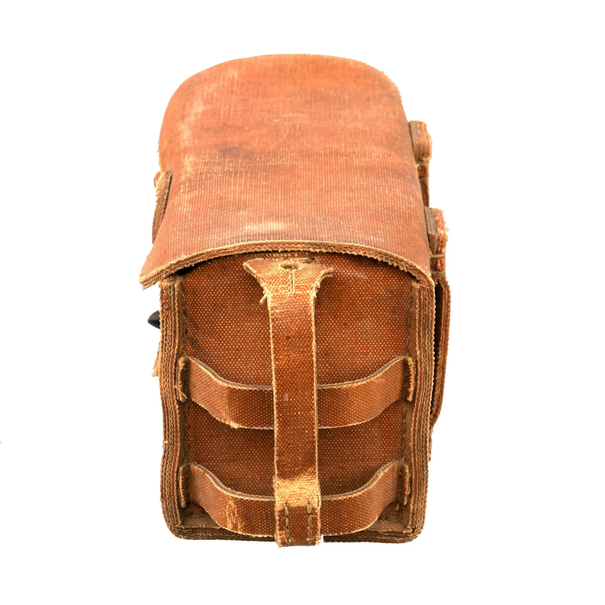 Original Japanese WWII Late War Rubberized Canvas Type 30 Arisaka Ammunition Pouch