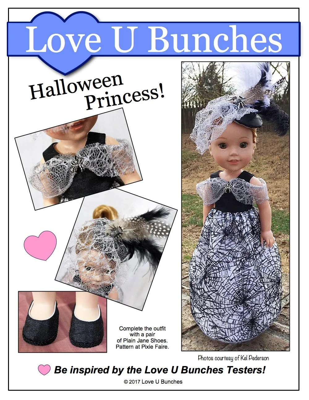 Princess Anya 14.5" Doll Clothes Pattern