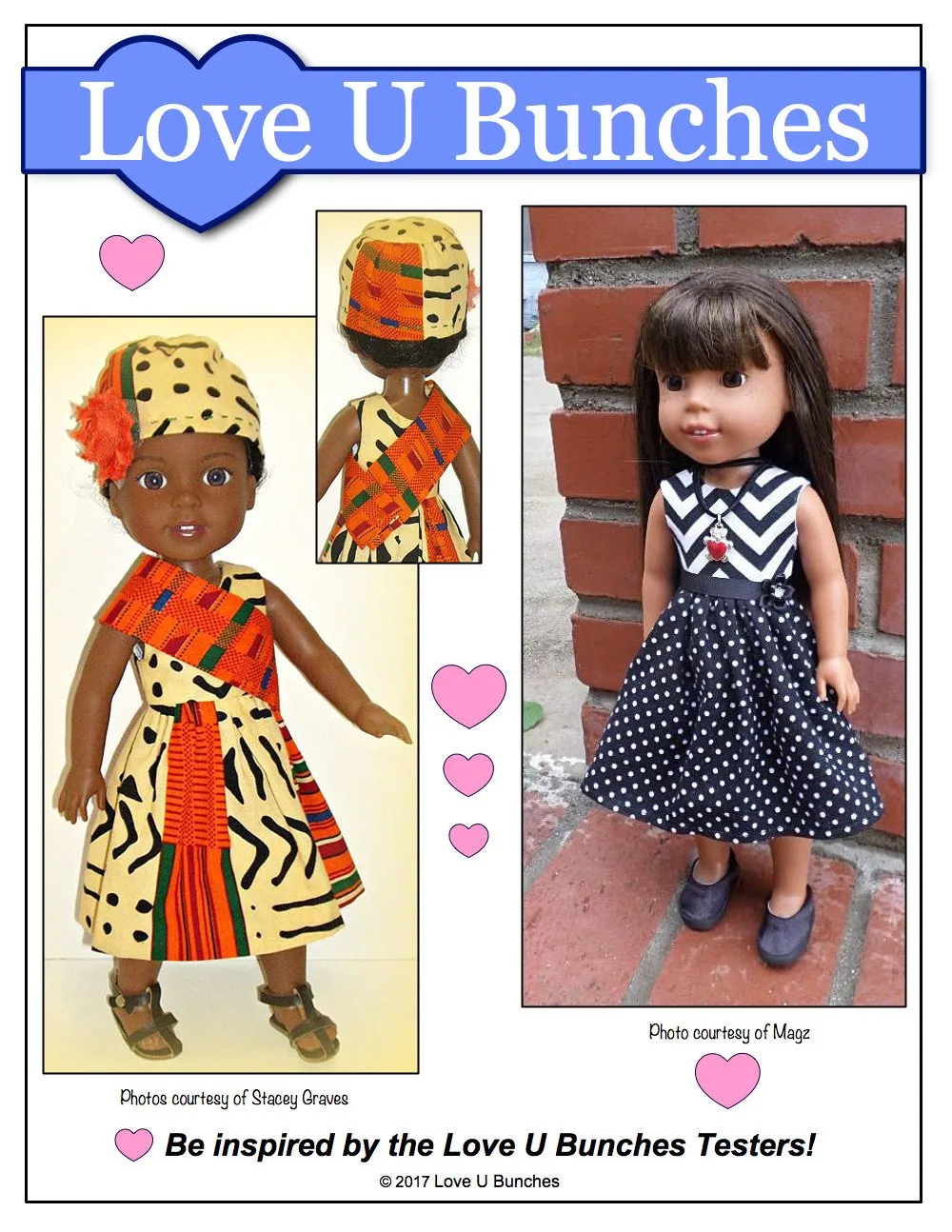 Princess Anya 14.5" Doll Clothes Pattern