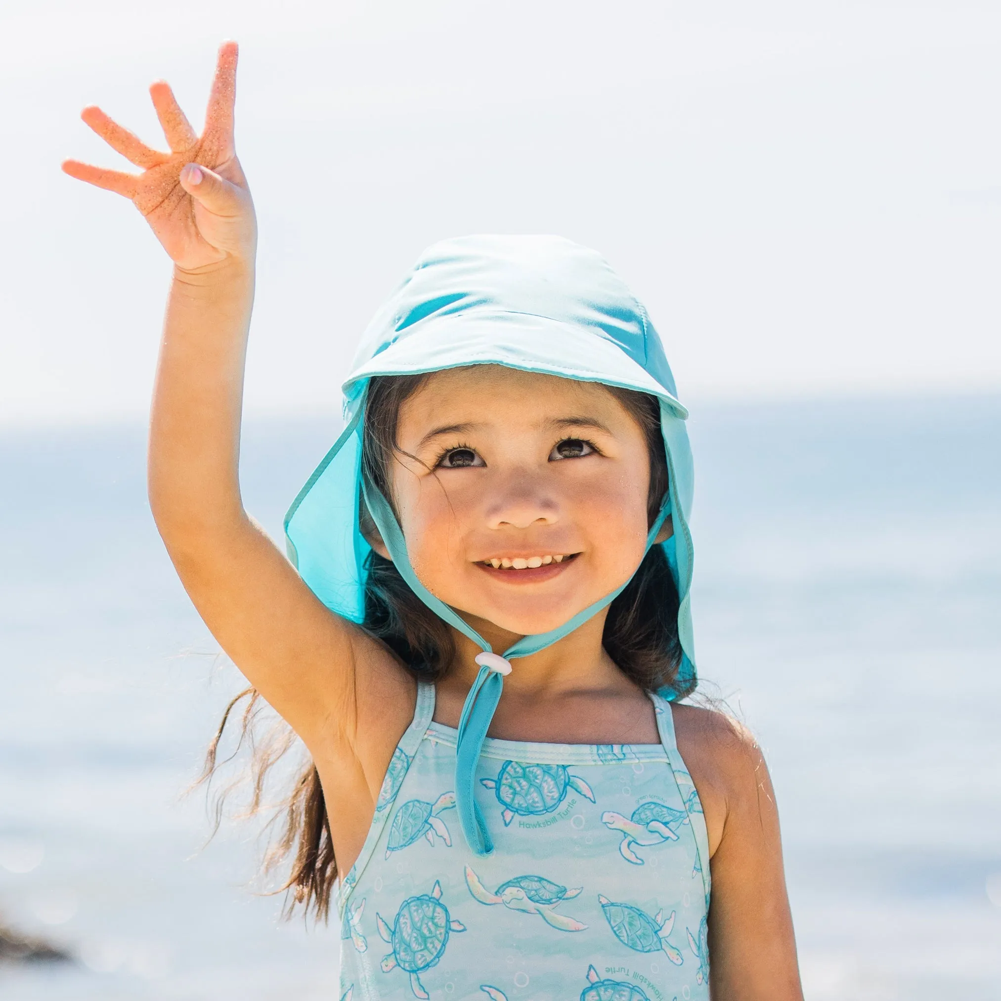 UPF 50  Eco Flap Hat